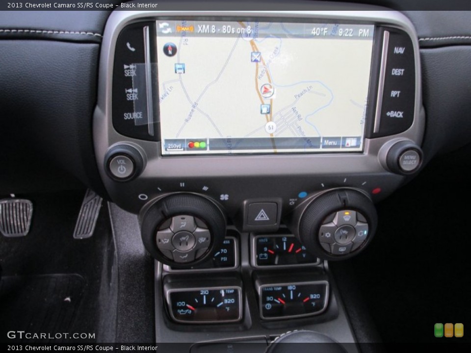 Black Interior Controls for the 2013 Chevrolet Camaro SS/RS Coupe #89536111