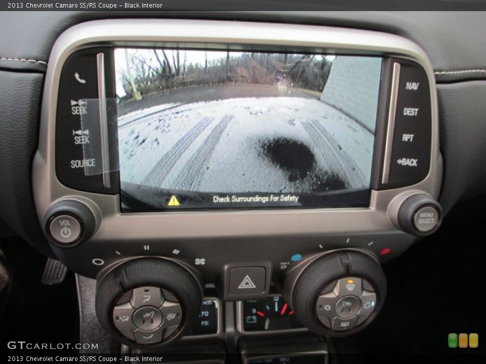 Black Interior Controls for the 2013 Chevrolet Camaro SS/RS Coupe #89536147