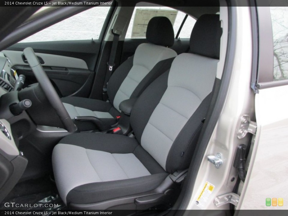 Jet Black/Medium Titanium Interior Front Seat for the 2014 Chevrolet Cruze LS #89536480