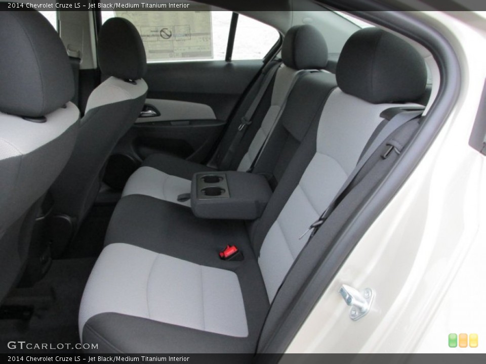 Jet Black/Medium Titanium Interior Rear Seat for the 2014 Chevrolet Cruze LS #89536504