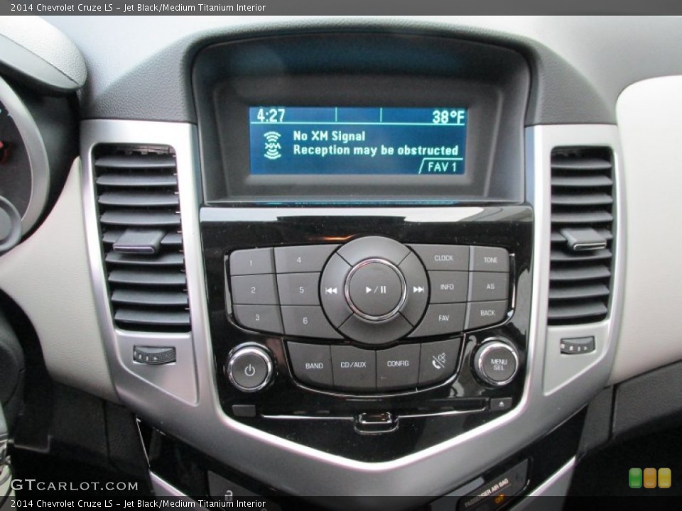 Jet Black/Medium Titanium Interior Controls for the 2014 Chevrolet Cruze LS #89536573
