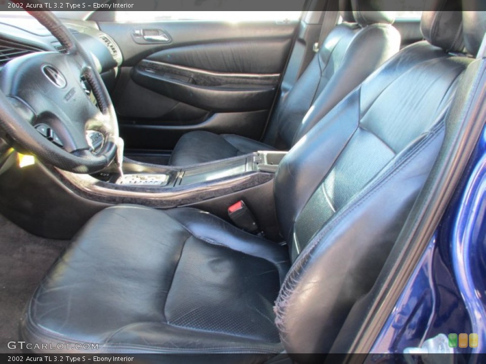 Ebony Interior Front Seat for the 2002 Acura TL 3.2 Type S #89539183
