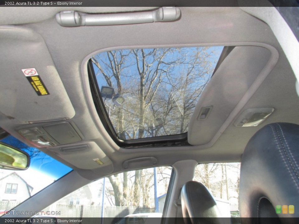 Ebony Interior Sunroof for the 2002 Acura TL 3.2 Type S #89539300