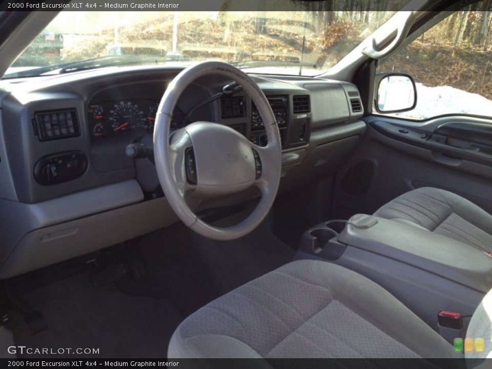 Medium Graphite Interior Prime Interior for the 2000 Ford Excursion XLT 4x4 #89543020
