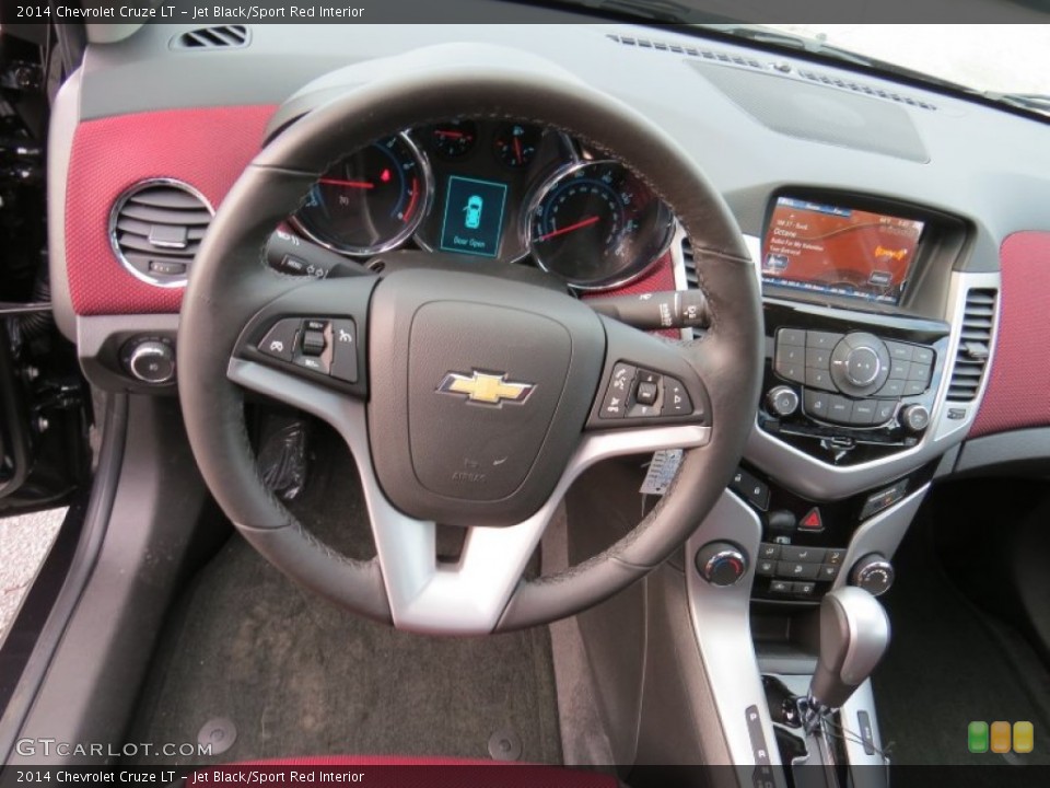 Jet Black/Sport Red Interior Dashboard for the 2014 Chevrolet Cruze LT #89544355