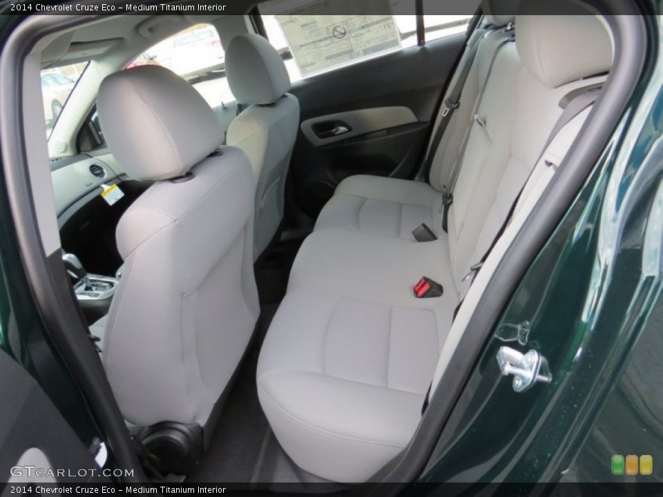 Medium Titanium Interior Rear Seat for the 2014 Chevrolet Cruze Eco #89545204
