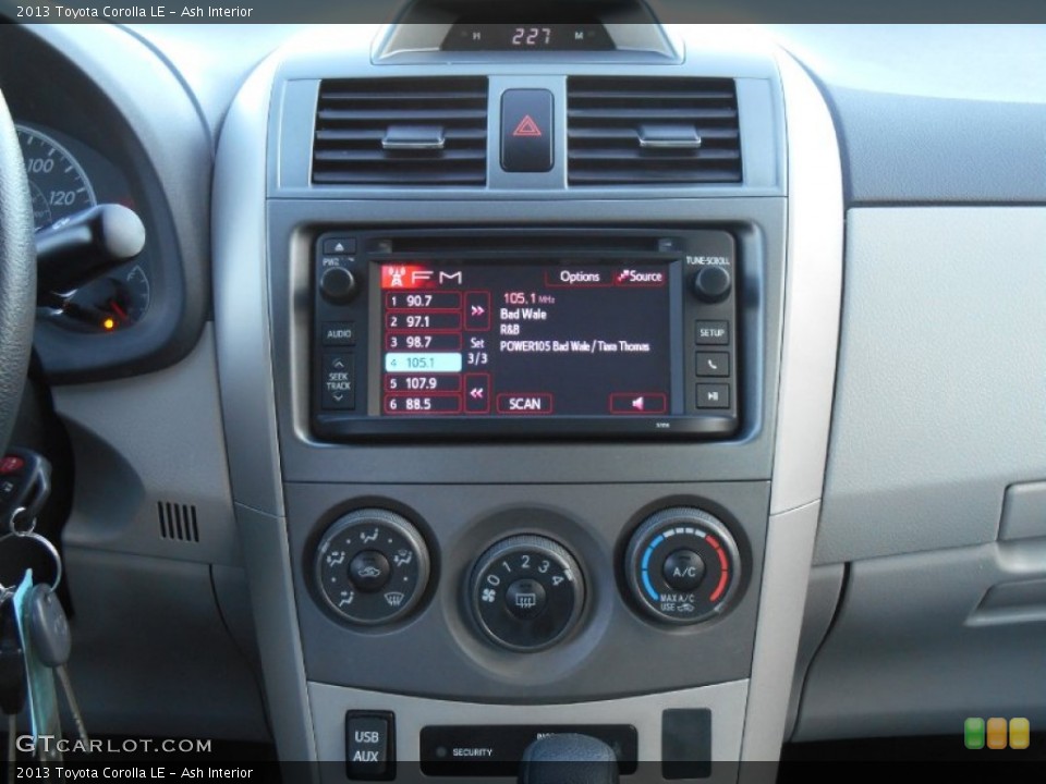 Ash Interior Controls for the 2013 Toyota Corolla LE #89545600
