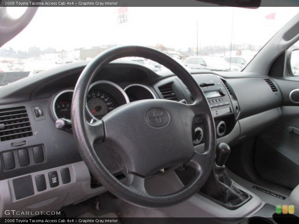 Graphite Gray Interior Dashboard for the 2008 Toyota Tacoma Access Cab 4x4 #89546414