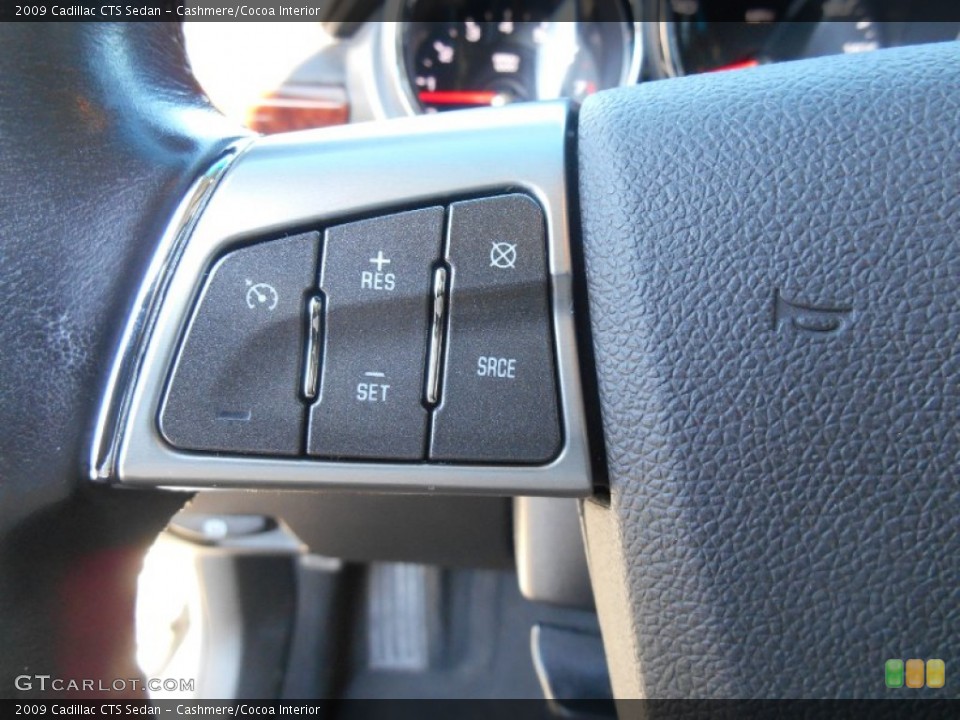 Cashmere/Cocoa Interior Controls for the 2009 Cadillac CTS Sedan #89546644