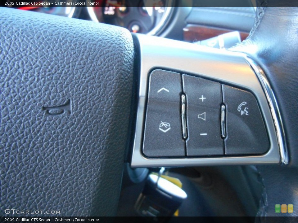 Cashmere/Cocoa Interior Controls for the 2009 Cadillac CTS Sedan #89546671