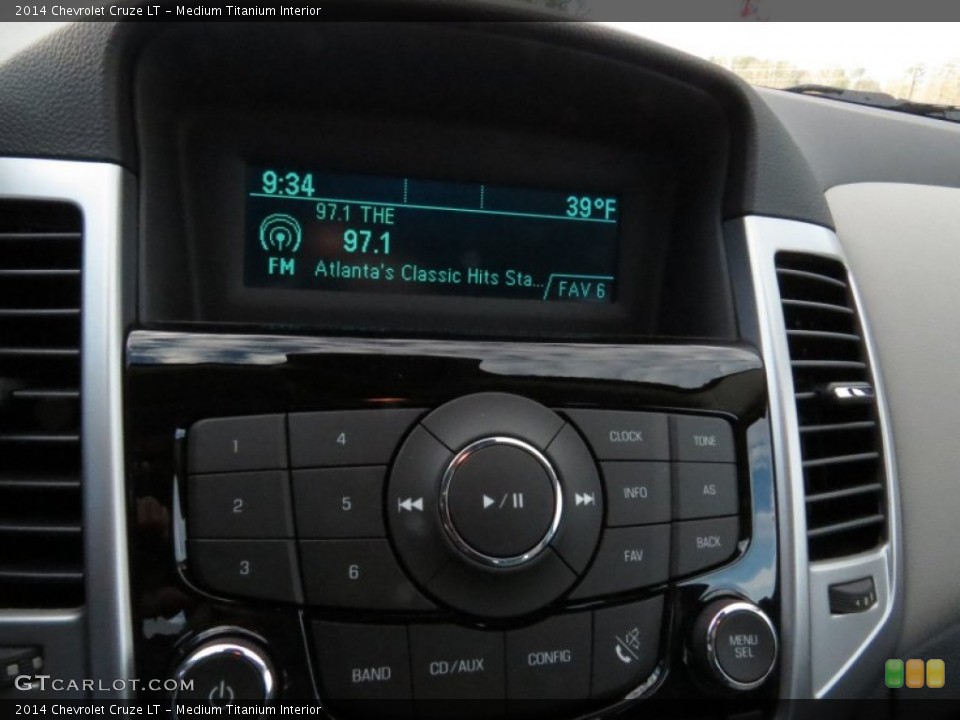 Medium Titanium Interior Controls for the 2014 Chevrolet Cruze LT #89547382
