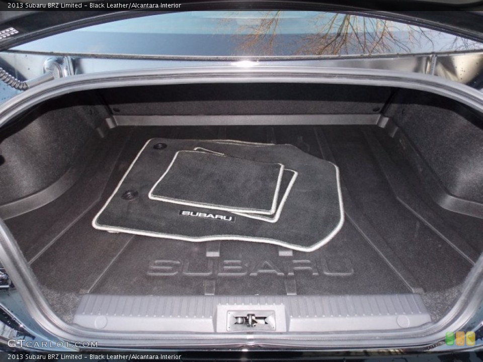 Black Leather/Alcantara Interior Trunk for the 2013 Subaru BRZ Limited #89549338
