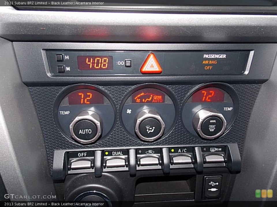 Black Leather/Alcantara Interior Controls for the 2013 Subaru BRZ Limited #89549494