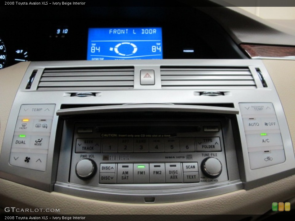 Ivory Beige Interior Controls for the 2008 Toyota Avalon XLS #89549779