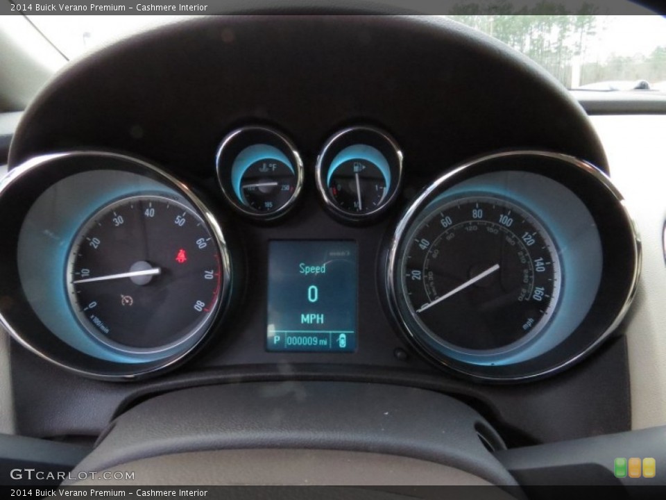 Cashmere Interior Gauges for the 2014 Buick Verano Premium #89550737
