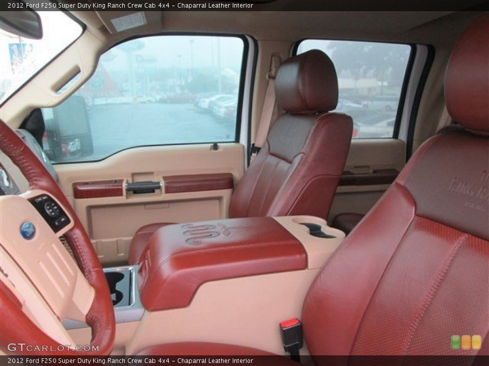 Chaparral Leather Interior Photo for the 2012 Ford F250 Super Duty King Ranch Crew Cab 4x4 #89551543