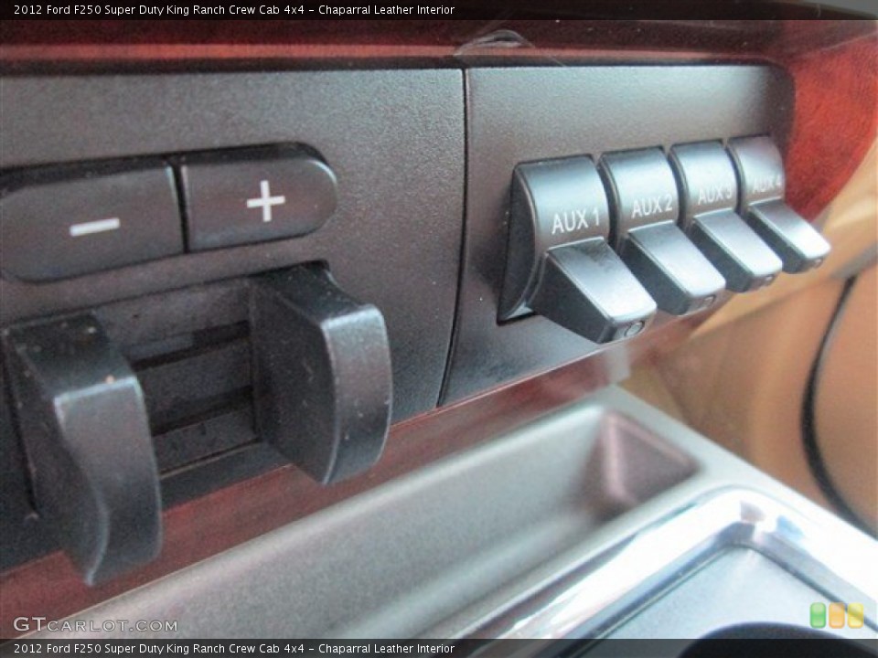 Chaparral Leather Interior Controls for the 2012 Ford F250 Super Duty King Ranch Crew Cab 4x4 #89551696