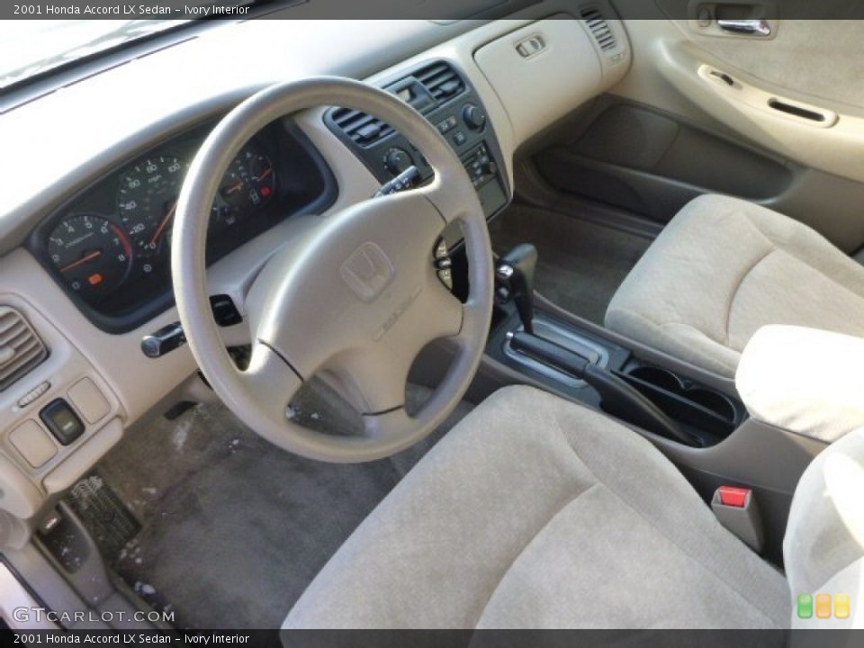 Ivory 2001 Honda Accord Interiors
