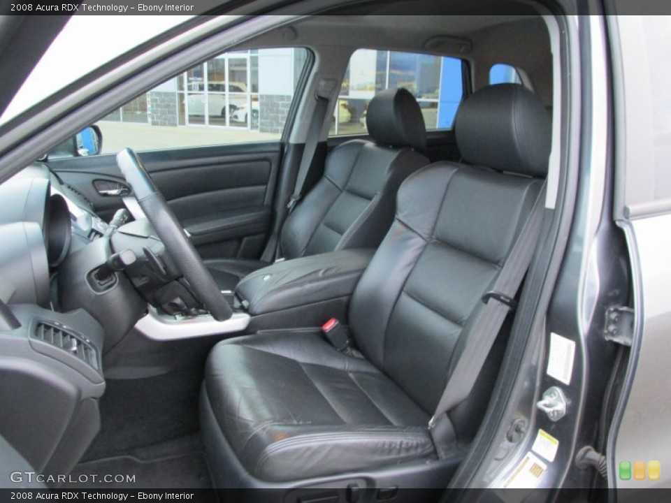Ebony Interior Front Seat for the 2008 Acura RDX Technology #89558632