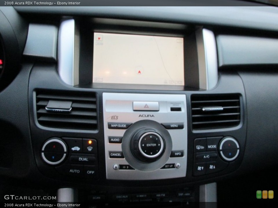 Ebony Interior Controls for the 2008 Acura RDX Technology #89558749
