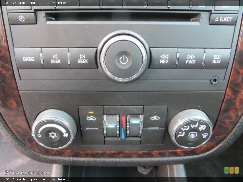 Ebony Interior Controls for the 2013 Chevrolet Impala LT #89558986