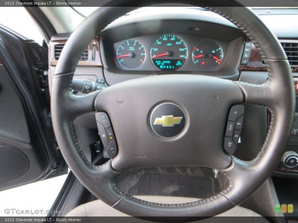 Ebony Interior Steering Wheel for the 2013 Chevrolet Impala LT #89559028