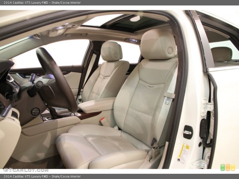 Shale/Cocoa Interior Front Seat for the 2014 Cadillac XTS Luxury FWD #89559562
