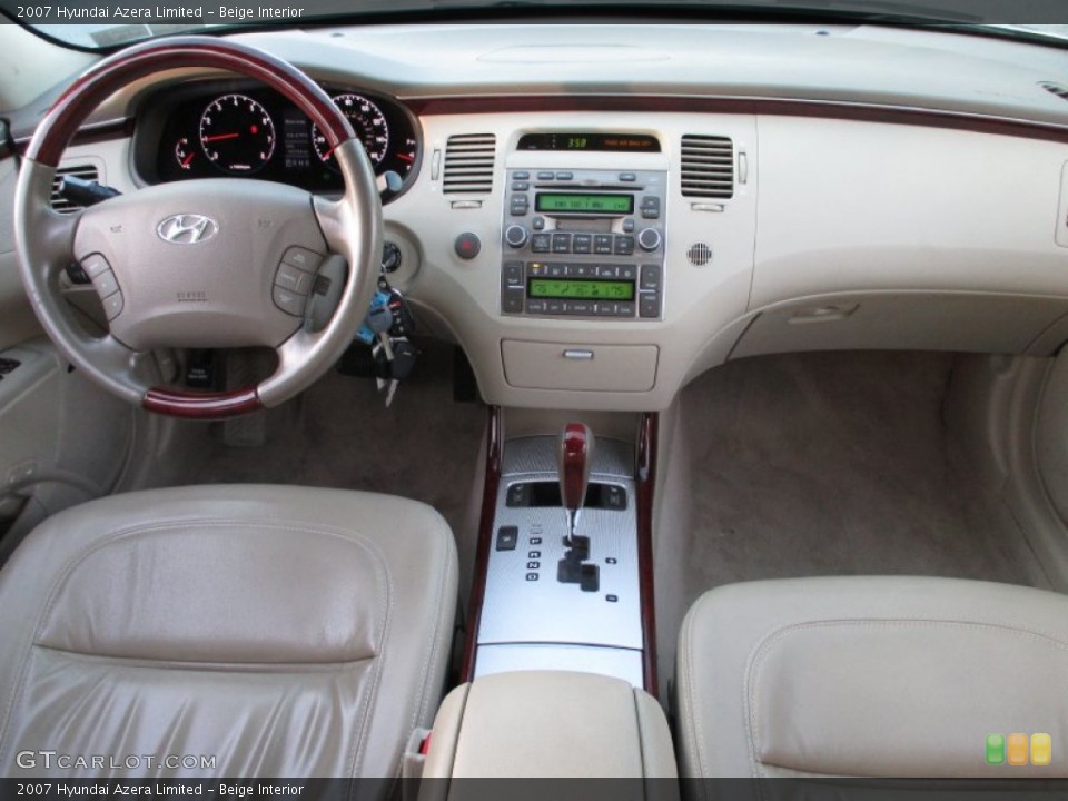Beige Interior Dashboard for the 2007 Hyundai Azera Limited #89562661
