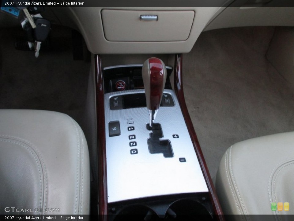 Beige Interior Transmission for the 2007 Hyundai Azera Limited #89562969