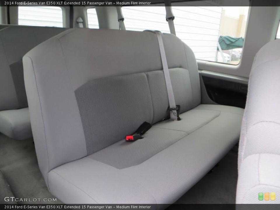 Medium Flint Interior Rear Seat for the 2014 Ford E-Series Van E350 XLT Extended 15 Passenger Van #89563660