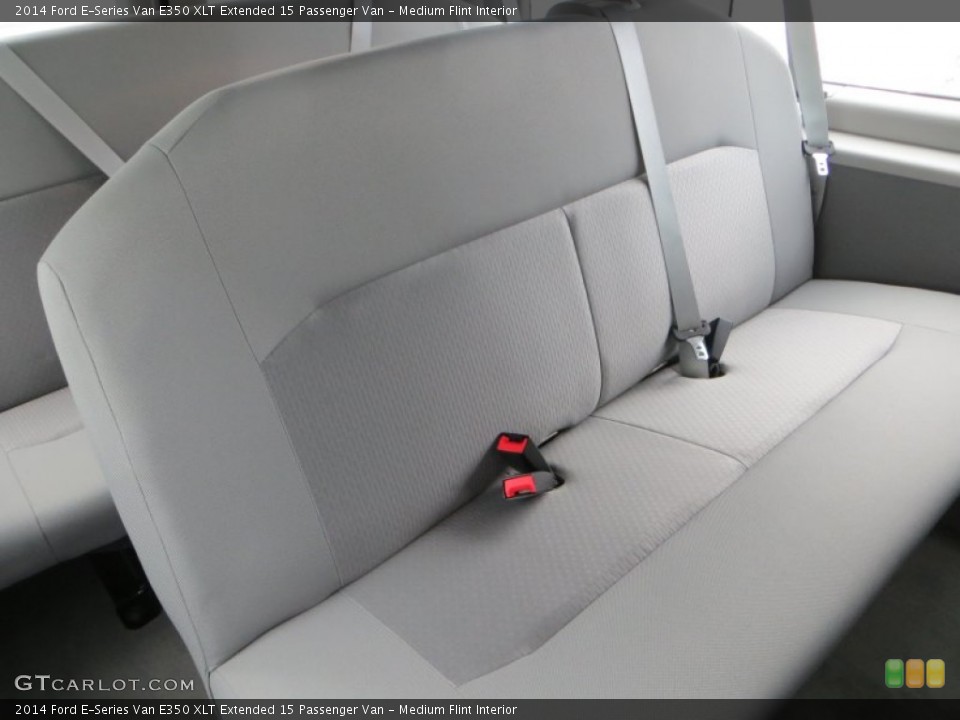 Medium Flint Interior Rear Seat for the 2014 Ford E-Series Van E350 XLT Extended 15 Passenger Van #89563675