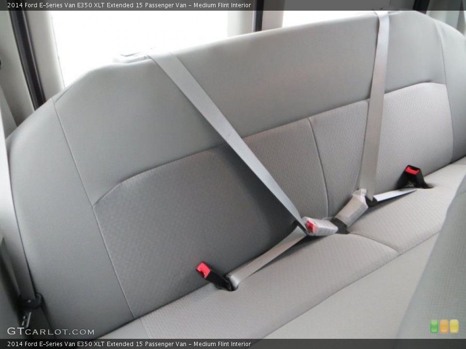 Medium Flint Interior Rear Seat for the 2014 Ford E-Series Van E350 XLT Extended 15 Passenger Van #89563687