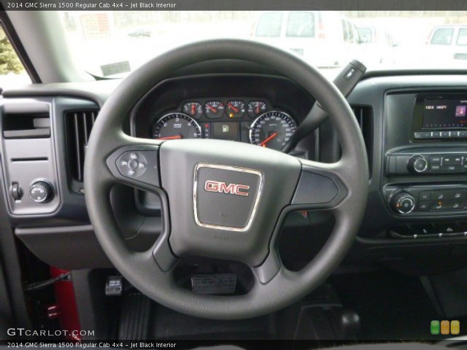 Jet Black Interior Steering Wheel for the 2014 GMC Sierra 1500 Regular Cab 4x4 #89568809