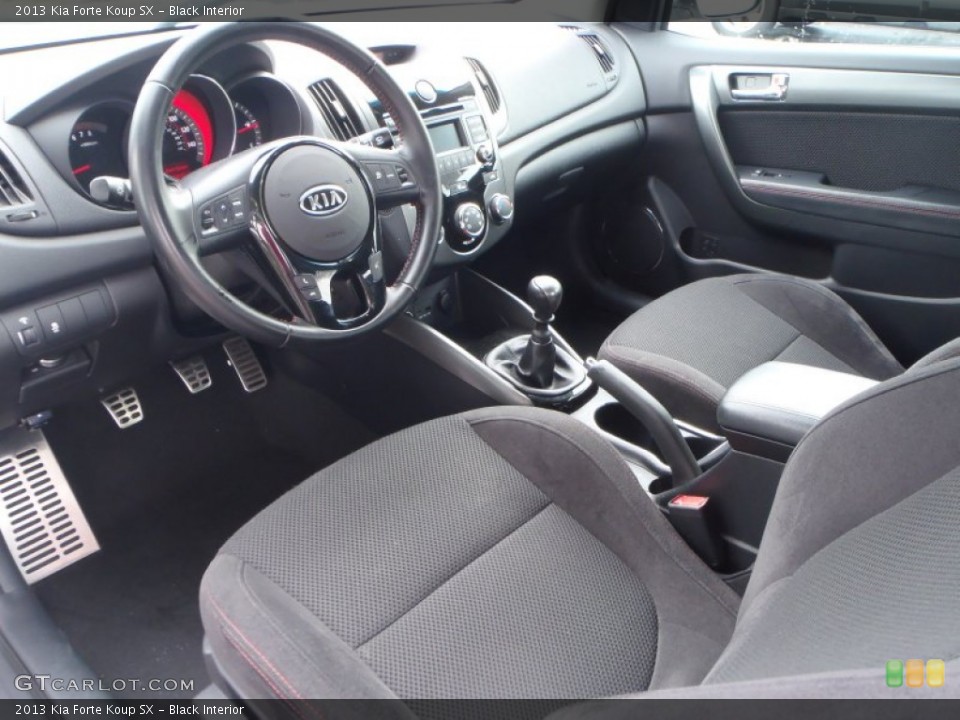 Black Interior Prime Interior for the 2013 Kia Forte Koup SX #89569631