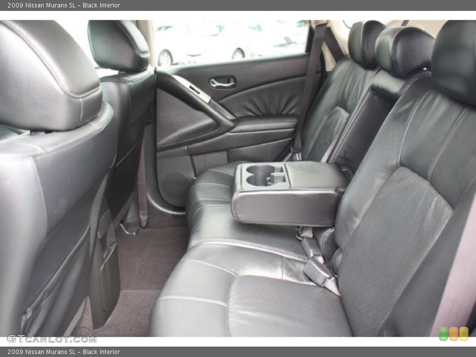 Black Interior Rear Seat for the 2009 Nissan Murano SL #89570321