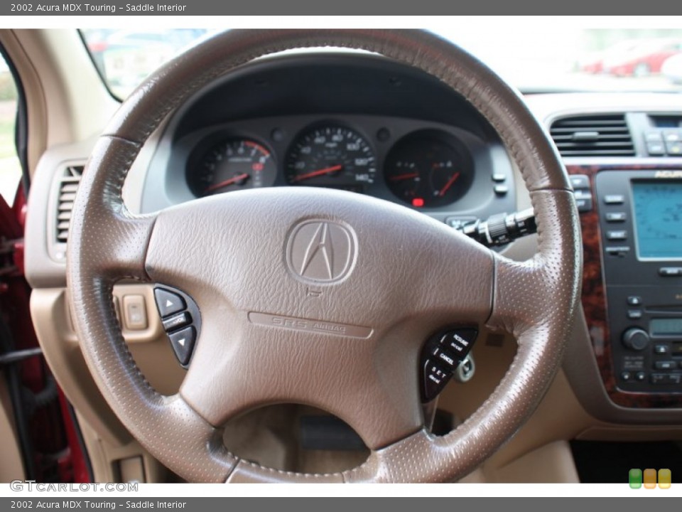 Saddle Interior Steering Wheel for the 2002 Acura MDX Touring #89571584