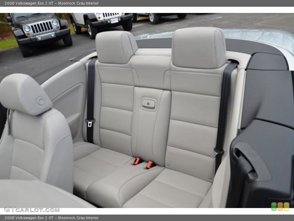 Moonrock Gray Interior Rear Seat for the 2008 Volkswagen Eos 2.0T #89571785