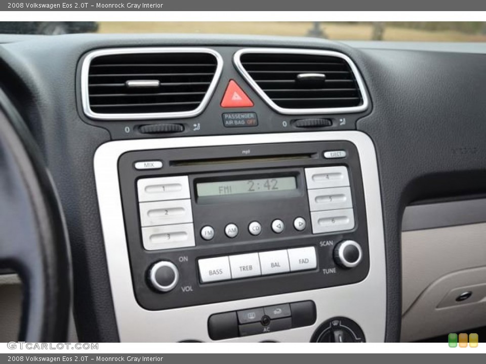 Moonrock Gray Interior Controls for the 2008 Volkswagen Eos 2.0T #89571926