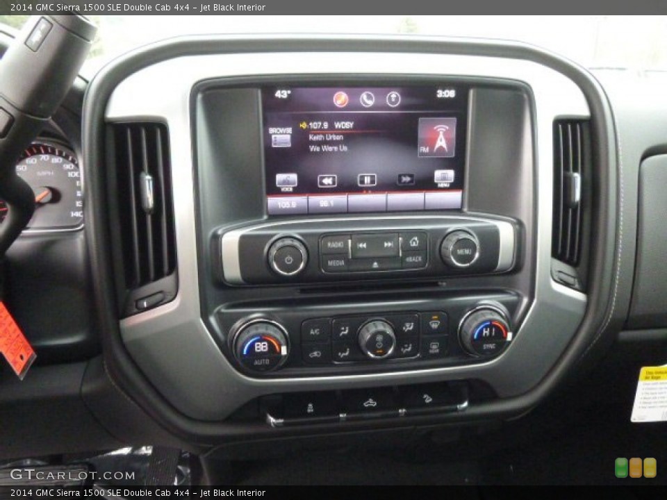 Jet Black Interior Controls for the 2014 GMC Sierra 1500 SLE Double Cab 4x4 #89572385