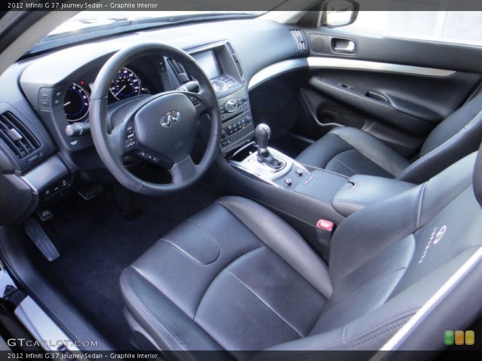 Graphite Interior Prime Interior for the 2012 Infiniti G 37 Journey Sedan #89575880