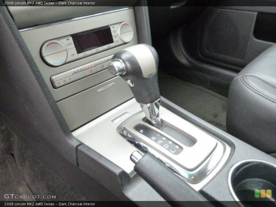 Dark Charcoal Interior Transmission for the 2008 Lincoln MKZ AWD Sedan #89577050