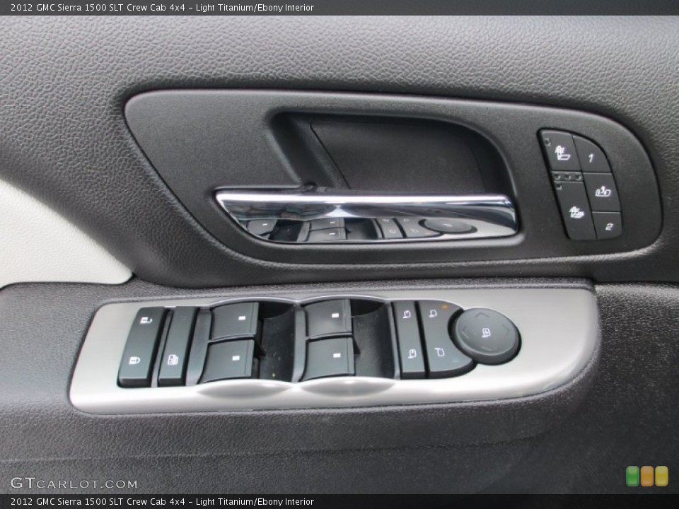 Light Titanium/Ebony Interior Controls for the 2012 GMC Sierra 1500 SLT Crew Cab 4x4 #89579738