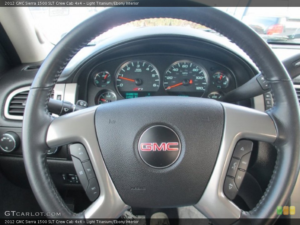 Light Titanium/Ebony 2012 GMC Sierra 1500 Interiors