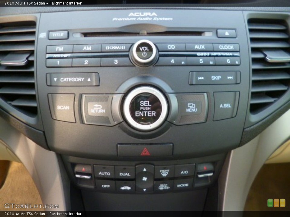 Parchment Interior Controls for the 2010 Acura TSX Sedan #89580347