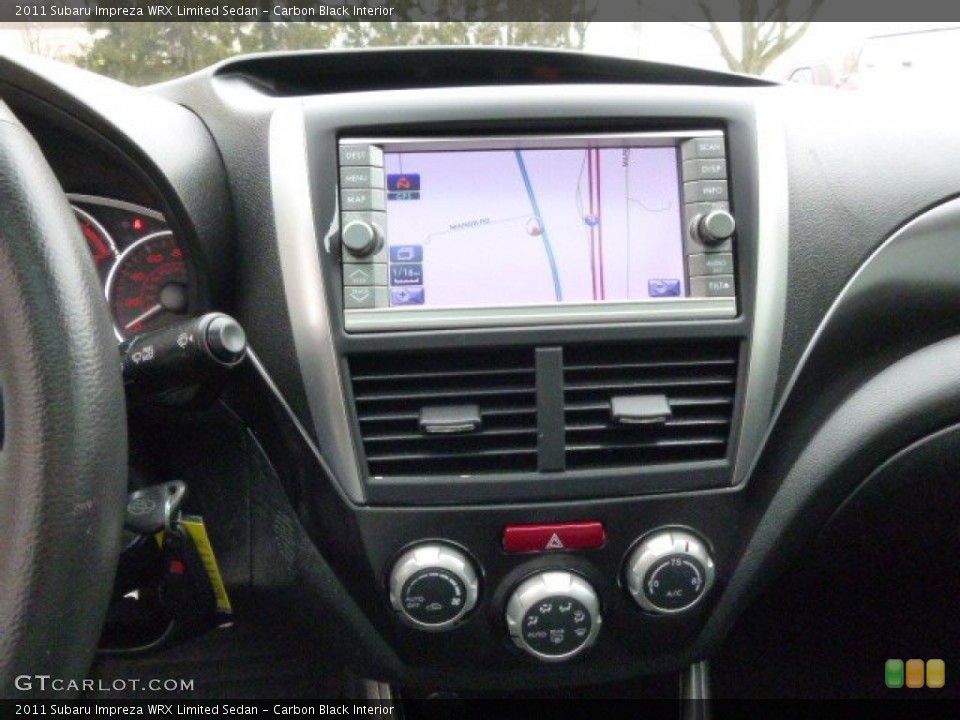 Carbon Black Interior Controls for the 2011 Subaru Impreza WRX Limited Sedan #89580704