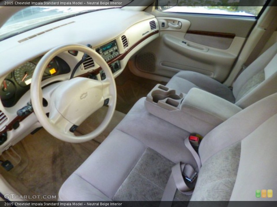 Neutral Beige Interior Prime Interior for the 2005 Chevrolet Impala  #89583362