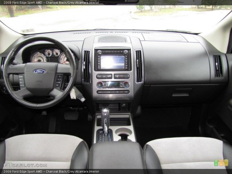 Charcoal Black/Grey Alcantara Interior Dashboard for the 2009 Ford Edge Sport AWD #89584757