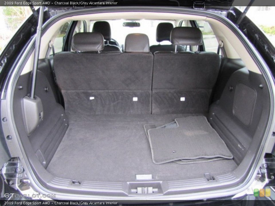 Charcoal Black/Grey Alcantara Interior Trunk for the 2009 Ford Edge Sport AWD #89585295