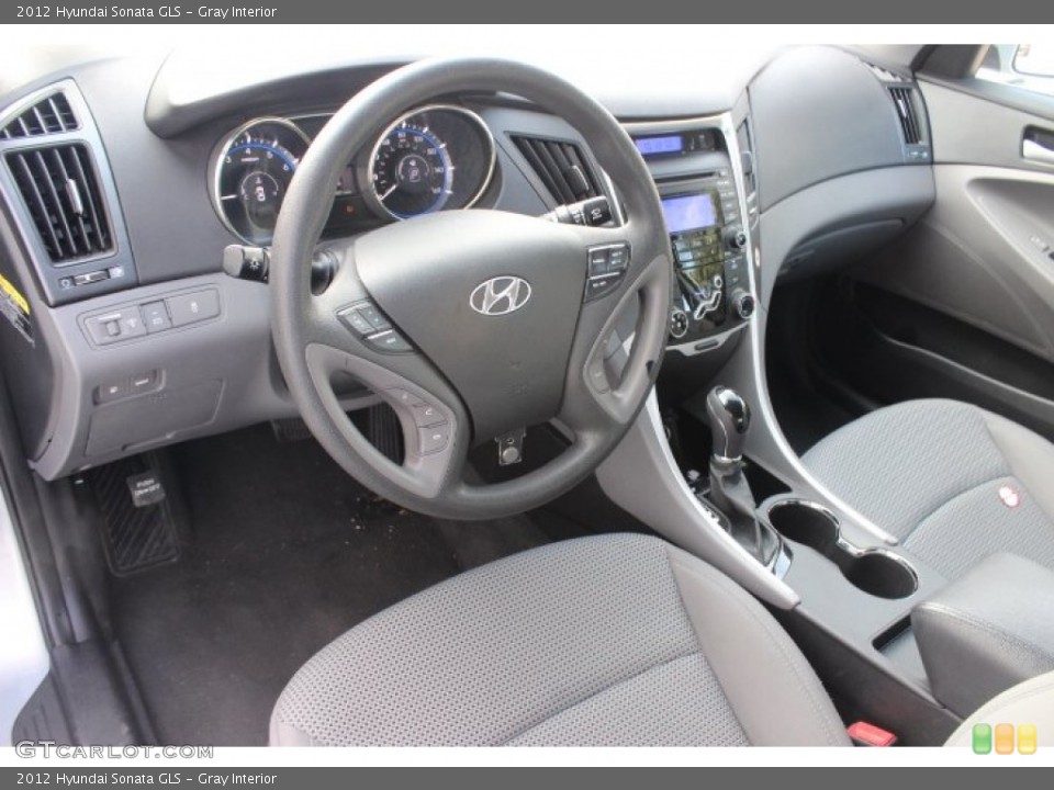 Gray Interior Prime Interior for the 2012 Hyundai Sonata GLS #89595574