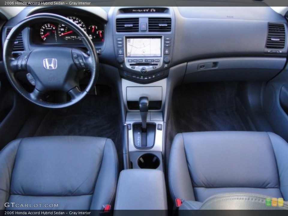 Gray Interior Dashboard for the 2006 Honda Accord Hybrid Sedan #89597531